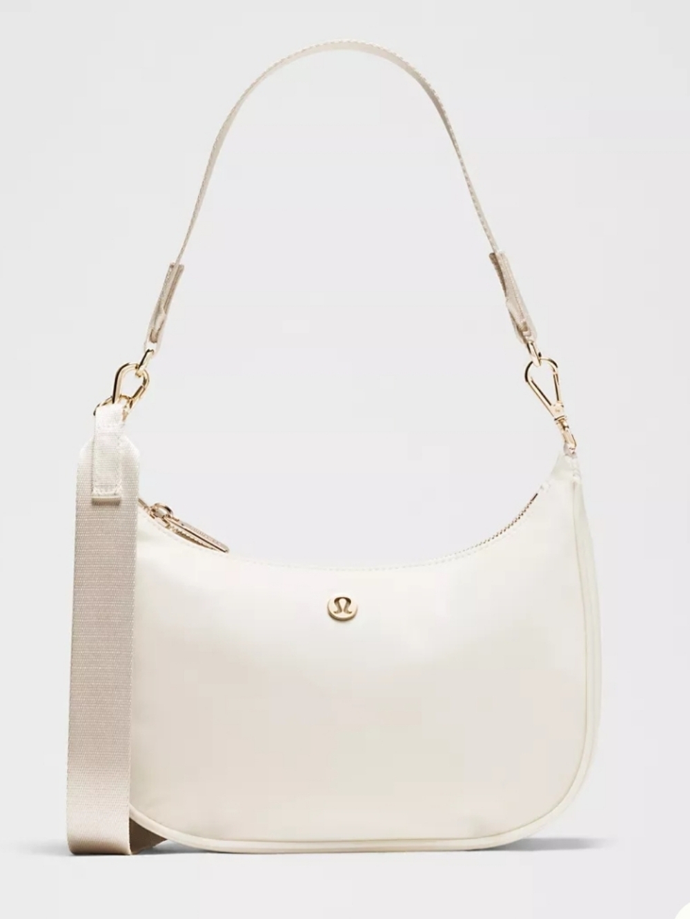 City, Essential Small Shoulder Bag, 3L Ivory/Gold